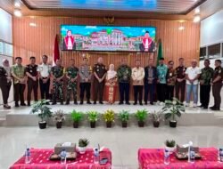 Lettu Mardiansyah Hadiri Pengantar Alih Tugas Ketua dan Wakil Ketua Pengadilan Negeri Menggala