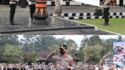 Peringati Hari Olahraga Nasional 2026 Kapolres Lampung Barat Pimpin Upacara di Mako Polres