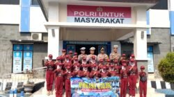 Kapolres Lambar Lepas Team Pocil Selamat dan Semangat Bertanding