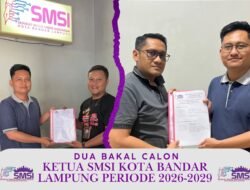 Dua Bakal Calon Resmi Mendaftar, Muskot SMSI Bandar Lampung Digelar 24 September