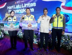 Hari Lalu Lintas Bhayangkara ke-71 Polda Lampung Raih Dua Penghargaan IRSMS Award 2026