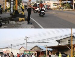Kapolres Lampung barat terjun Langsung bersama PJU laksanakan Pam rawan pagi