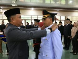 Di Tengah Kekosongan Jabatan Bupati Lampung Barat Lantik 20 Pejabat Sterategis