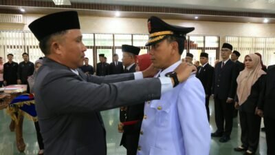 Di Tengah Kekosongan Jabatan Bupati Lampung Barat Lantik 20 Pejabat Sterategis